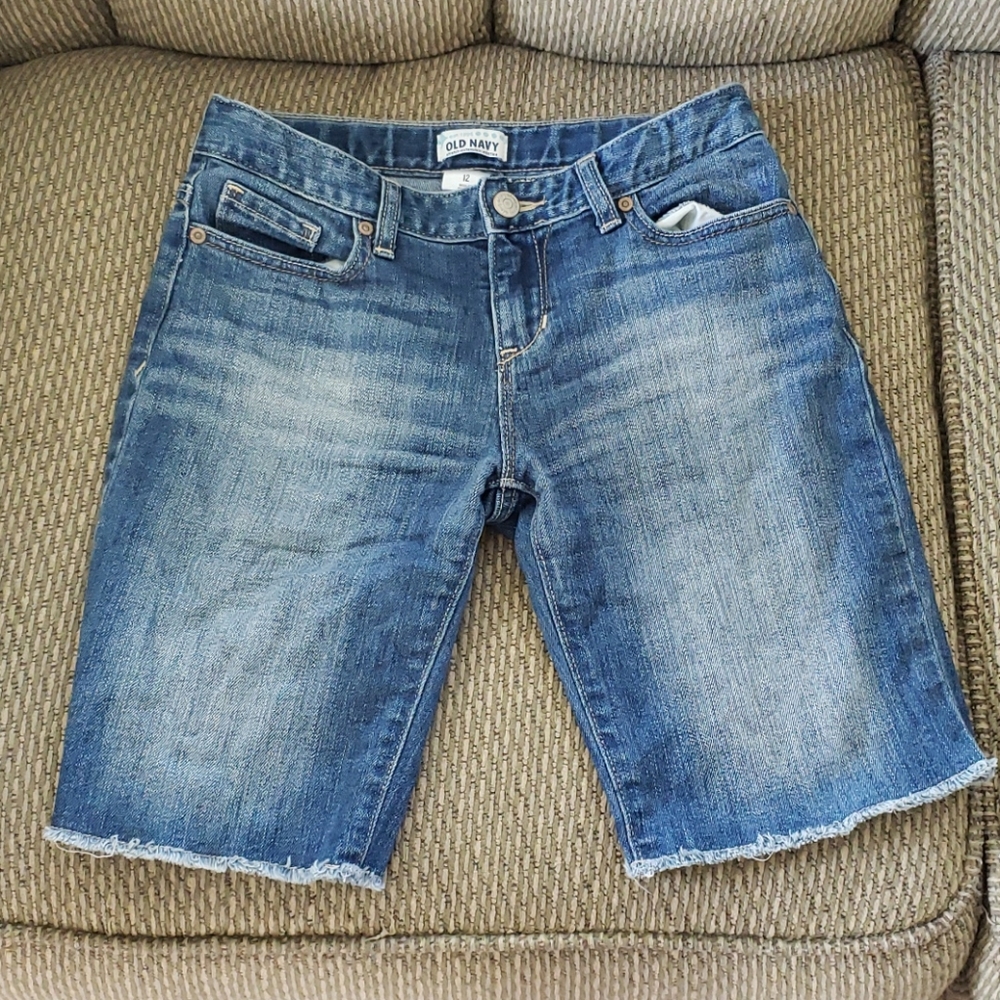 Long Jean Shorts by Old Navy